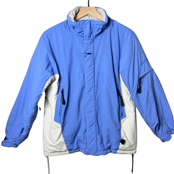 Helix Womens Vintage Snowboarding/Ski Jacket Coat Blue with Zip In Liner size XS - Picture 1 of 16